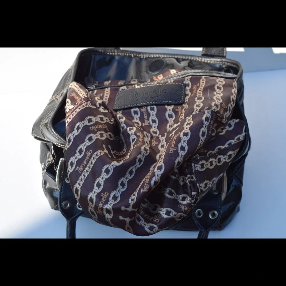 Tignanello Leather Patchwork Tote Bag - image 4